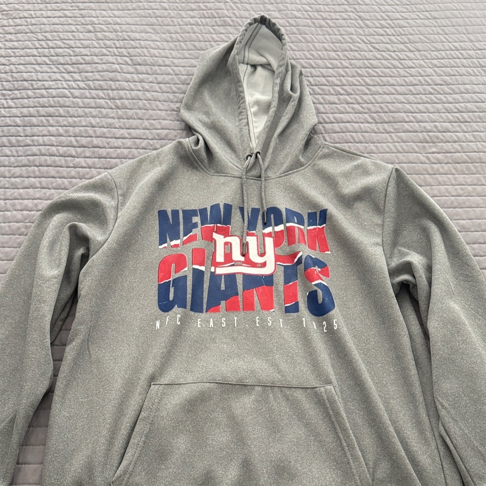 NFL New York Giants Gray Hoodie